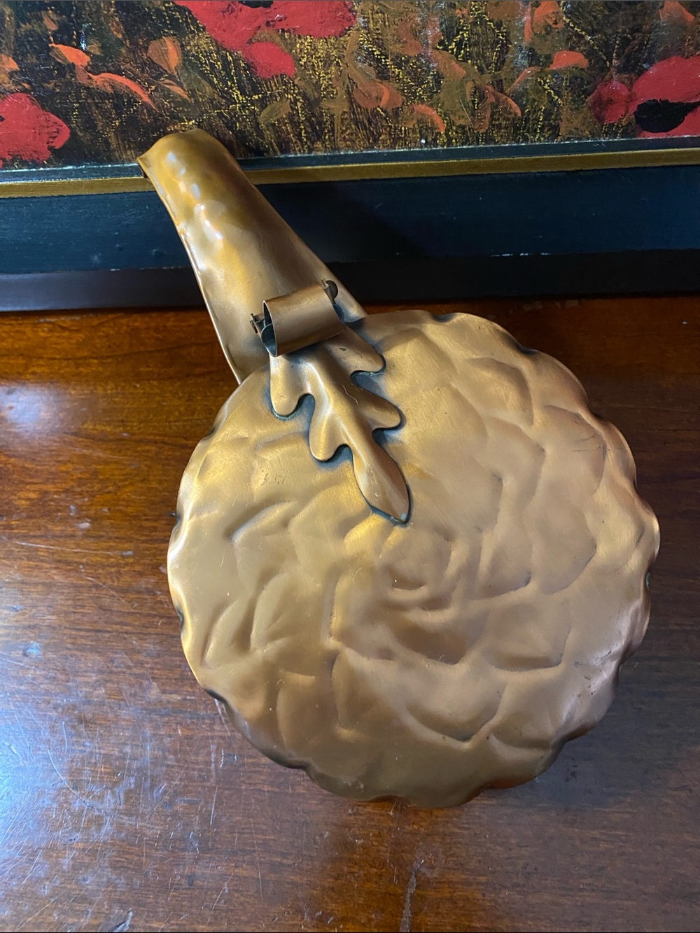Gregorian Solid Copper “Silent Butler” or Crumb Catcher